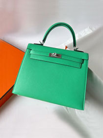 Hermes original epsom leather kelly 25 bag K25-1 vert comics