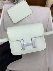 Hermes original epsom leather slim constance bag C0012 vert fizz