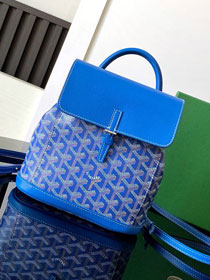 Goyard original canvas alpin mini backpack GY0118 blue