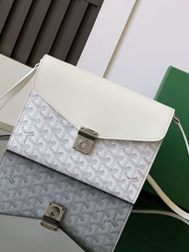 Goyard original canvas chypre wallet-pouch GY0120 white