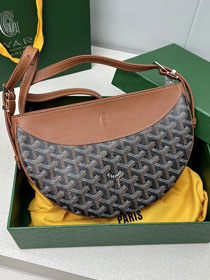 Goyard original canvas hirondelle bag GY0119 brown