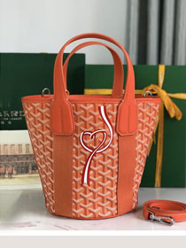 Goyard original canvas belharra small tote bag GY0115-2 orange