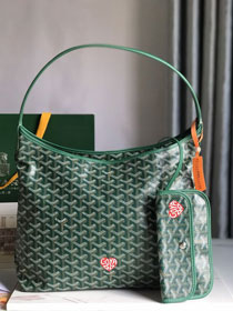 Goyard original canvas boheme hobo bag GY0094-2 green