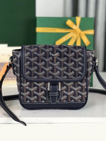 Goyard original canvas grand bleu PM GY0121 navy blue