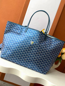 Goyard original canvas saint louis GM bag GY0083 pearly blue