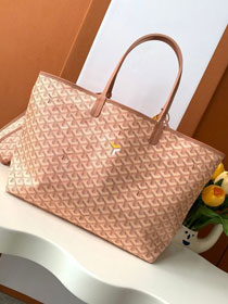 Goyard original canvas saint louis PM bag GY0082 pearly pink