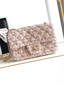 CC original tweed mini flap bag A69900 beige