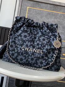 CC original denim 22 small handbag AS3260 black