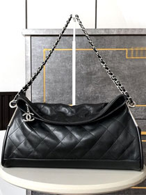 CC original lambskin large hobo bag AS5313 black