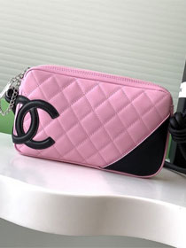 CC original lambskin small shoulder bag bag AS6328 pink