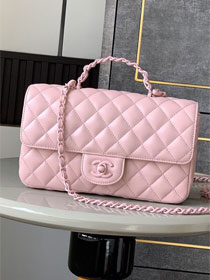 CC original lambskin small top handle flap bag AS5242 pink