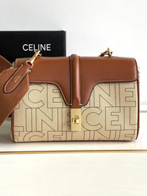 celine original canvas small soft 16 bag 196853 natural