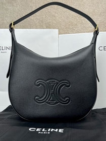 Celine original calfskin small heloise bag 114713 black