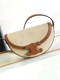 Celine original canvas besace 111233 natural