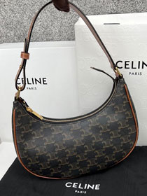 Celine original triomphe canvas ava bag 193952 tan