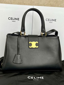 Celine original calfskin appoline handbag 114963 black