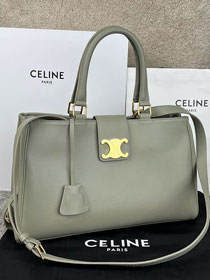 Celine original calfskin appoline handbag 114963 light green