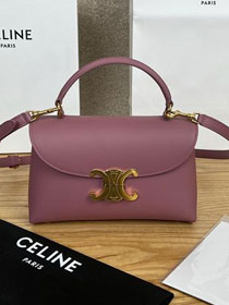 Celine original calfskin small nino bag 118113 hot pink