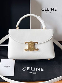 Celine original calfskin small nino bag 118113 white