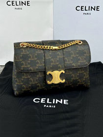 Celine original triomphe canvas small victoire bag 116593 tan