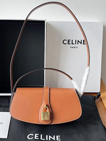 Celine original calfskin mini tabou clutch 101592 tan