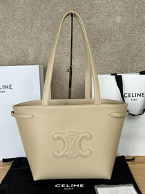 Celine original calfskin small cabas anais 118233 light apricot