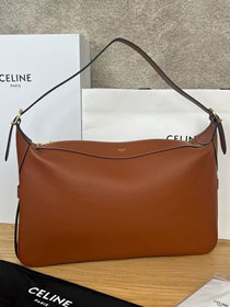 Celine original calfskin large romy bag 110793 tan