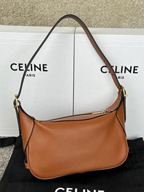 Celine original calfskin mini romy bag 10K123 tan