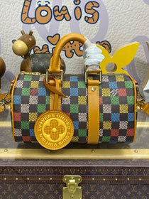 Louis vuitton original damier canvas speedy 25 N00148 multicolor