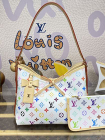 Louis vuitton original monogram canvas carryall PM handbag M13661 white