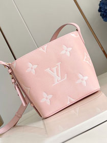 Louis vuitton original calfskin all in BB handbag M14356 pink