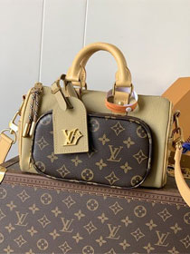 Louis vuitton original calfskin keepall 25 M12627 beige