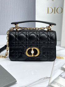 Dior original calfskin mini jolie top handle bag M9272 black