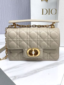 Dior original calfskin small jolie top handle bag M9271 beige