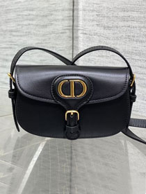 Dior original box calfskin mini bobby east-west bag S5713 black