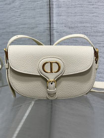 Dior original grained calfskin bobby east-west bag M9327 white