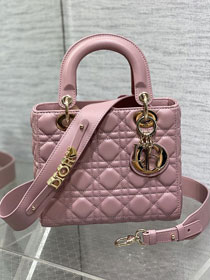 Dior original lambskin small my ABCdior bag M0538 power pink