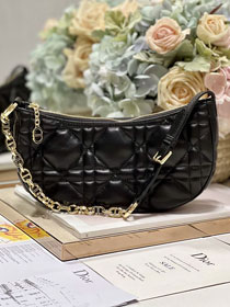 Dior original lambskin lounge chain bag M9080 black