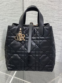 Dior original calfskin medium toujours bag M2821 black