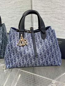 Dior original denim medium toujours bag M2821 blue