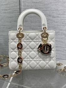 Dior original lambskin small my dior bag M0538 white