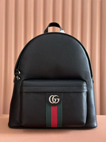 GG original calfskin ophidia medium backpack 834466 black