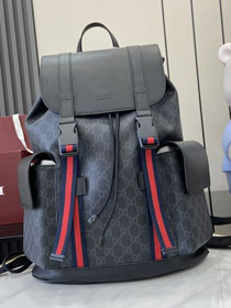 GG original fabric medium backpack 495563 black