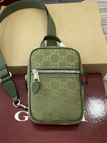 GG original canvas mini slingbag 834258 green
