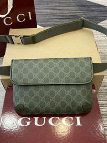 GG original fabric belt bag 792091 green
