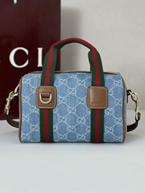 GG original denim mini handbag 859975 blue