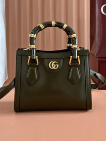 GG original calfskin diana small tote bag 832936 green