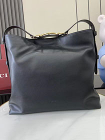 GG original calfskin beatrix large tote bag 850546 black
