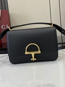GG original calfskin siena small shoulder bag 846705 black