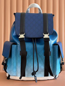 GG original fabric chroma large backpack 792080 blue